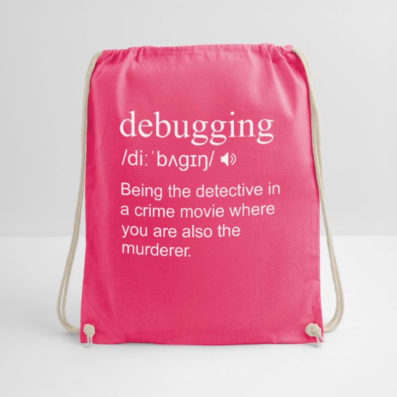 Debugging Definition Computer Phyton Programming Drawstring Bag