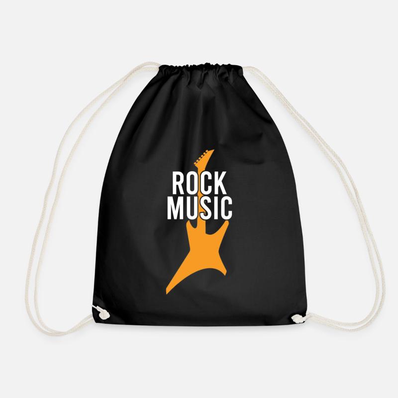 Rock Musik - Turnbeutel - Schwarz