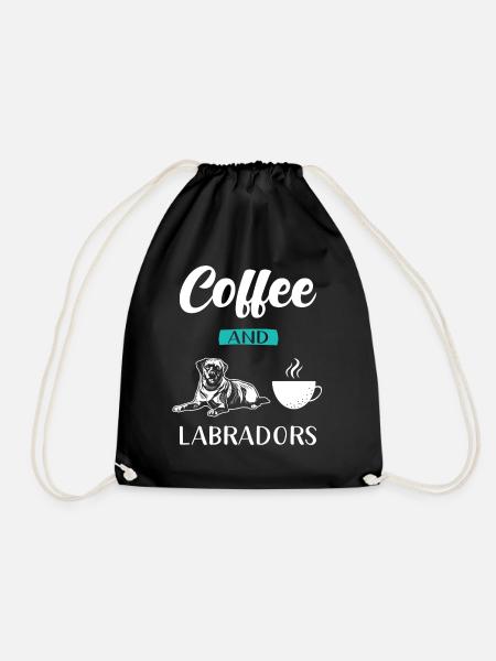 Labrador - Drawstring Bag - black