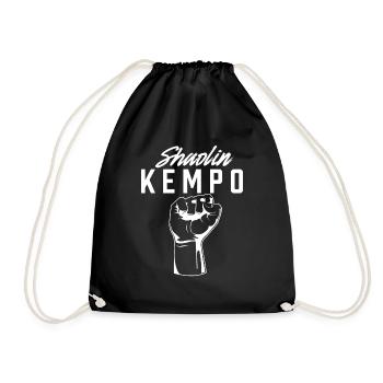Shaolin Kempo Kenpo Karate Martial Arts - Drawstring Bag - black - Front