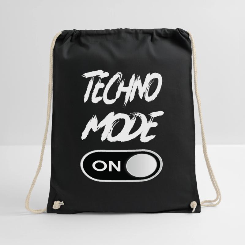 Techno Mode On - Techno Techno Musik Techno Turnbeutel