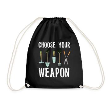 Jardin - Sac de sport léger - noir - Devant