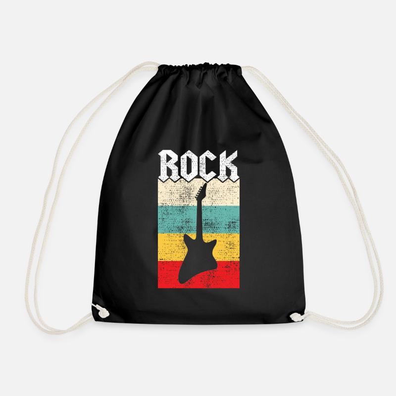 Rockmusik - Turnbeutel - Schwarz