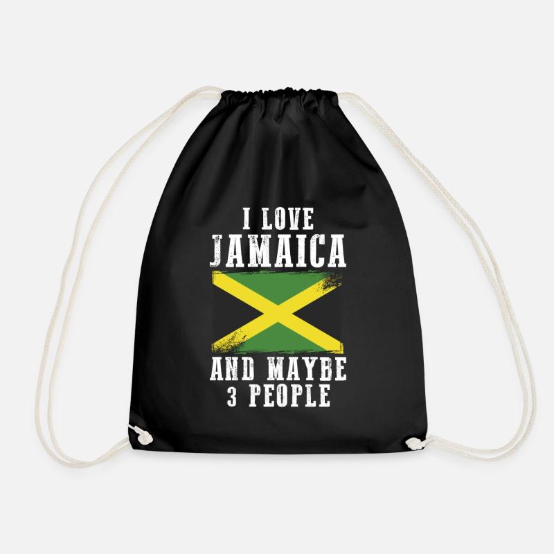 Jamaica - Turnbeutel - Schwarz