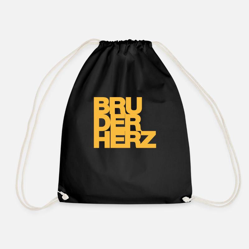Bruderherz Bester Bruder der Welt Geschenkidee - Turnbeutel - Schwarz