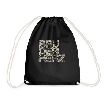 Bruderherz Bester Bruder der Welt Geschenkidee - Turnbeutel - Schwarz - Vorne