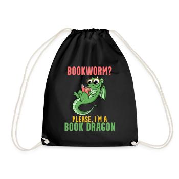 Livre Dragon Cadeau - Sac de sport léger - noir - Devant