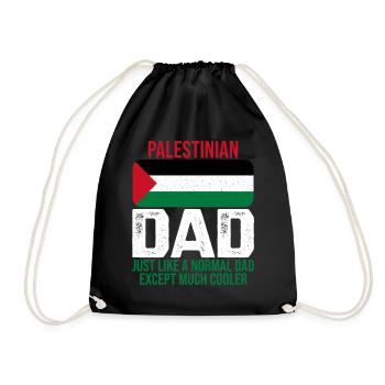 Palestinian Dad drapeau palestine pour la fête des pères - Sac de sport léger - noir - Devant