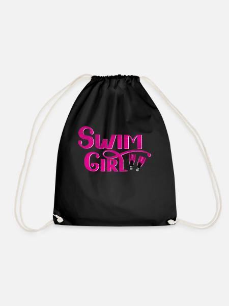 Natation fille natation fille natation - Sac de sport léger - noir