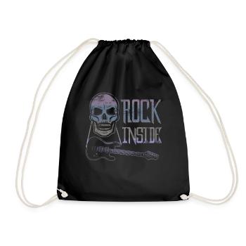 Rock & Roll Guitare Rock and Roll - Sac de sport léger - noir - Devant