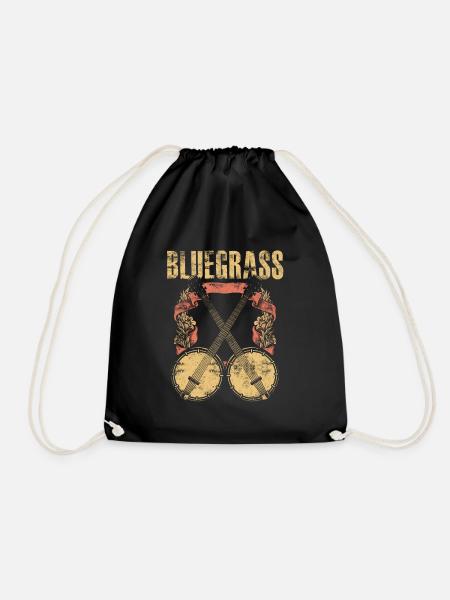 Bluegrass Banjo guitare - Sac de sport léger - noir