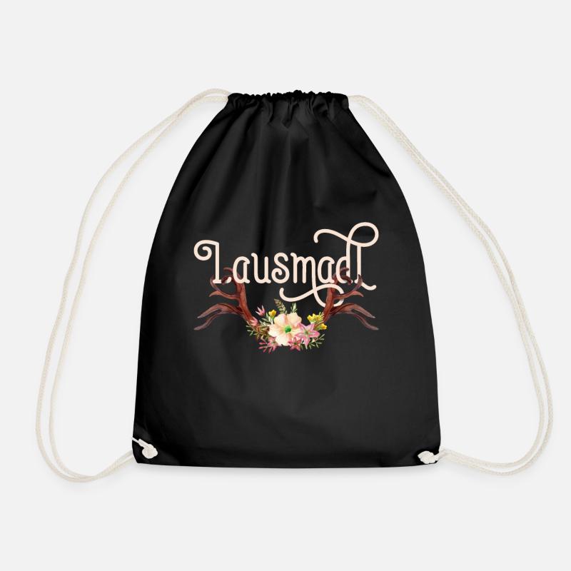 Lausmadl - Turnbeutel - Schwarz