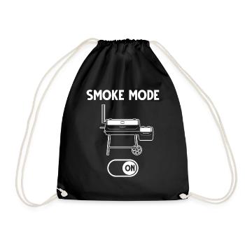 BBQ Smoker Smoke Mode On - Turnbeutel - Schwarz - Vorne