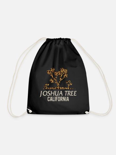 Joshua Tree Park, Joshua Tree Nationalpark Shirt - Turnbeutel - Schwarz