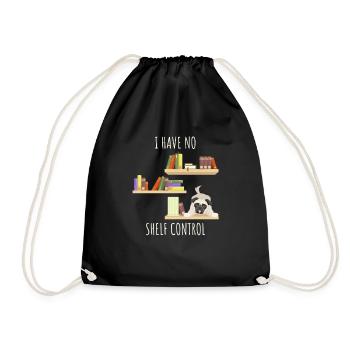 I have no Shelf Control - Sac de sport léger - noir - Devant