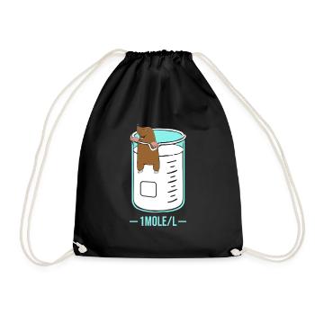 One Mole Per litre Chimie Science Chimiste - Sac de sport léger - noir - Devant