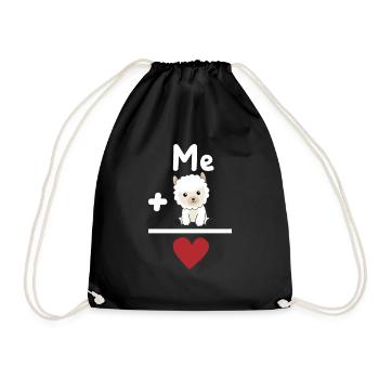 Funny alpaca rake formula for animal lovers - Drawstring Bag - black - Front