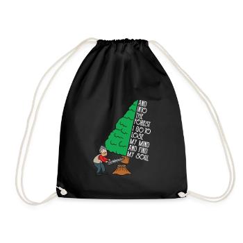 Et Into The Forest I go to Lose My mind Forester - Sac de sport léger - noir - Devant
