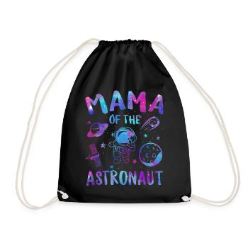 Chemise Space Mom, maman de l’astronaute, Outer - Sac de sport léger - noir - Devant