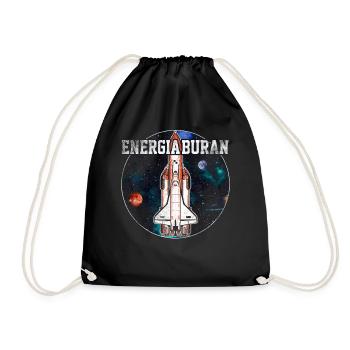 Energia Rocket & Buran Shuttle - Drawstring Bag - black - Front