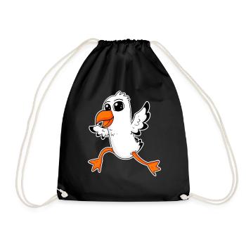 Doux goé et mouse - Sac de sport léger - noir - Devant