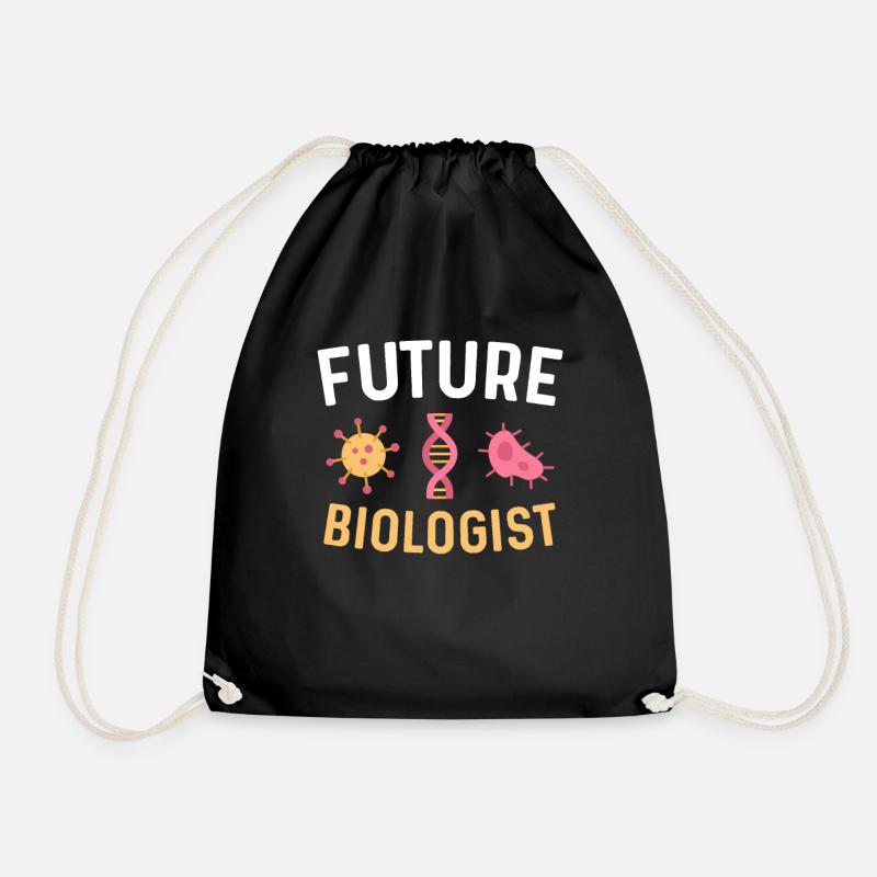 Biologe Biologie - Turnbeutel - Schwarz