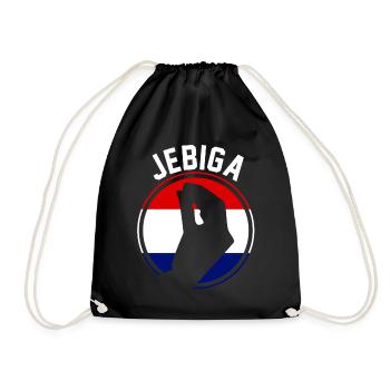 Croatian Jebiga Brate Croatia Balkans Croats Kroa - Drawstring Bag - black - Front