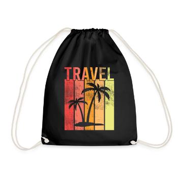 Vacances Voyage Travel - Sac de sport léger - noir - Devant