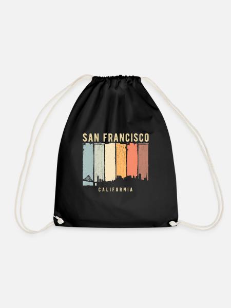 San Francisco Skyline - Turnbeutel - Schwarz