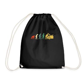Evolution Car Mechanic Car Mechanic Workshop - Drawstring Bag - black - Front