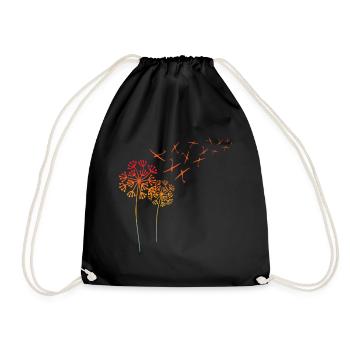 Pissenlit escarmoucheurs planeurs planeurs - Sac de sport léger - noir - Devant