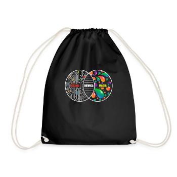 Chemistry Like Magic Only Real Chemist Reality - Drawstring Bag - black - Front