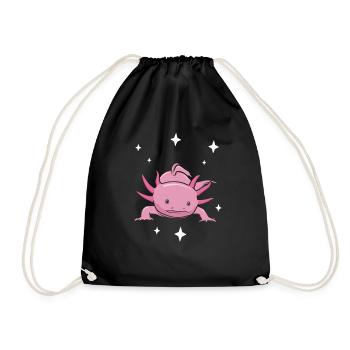 Axolotl - Turnbeutel - Schwarz - Vorne