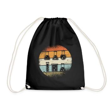 Chemist gift - Drawstring Bag - black - Front