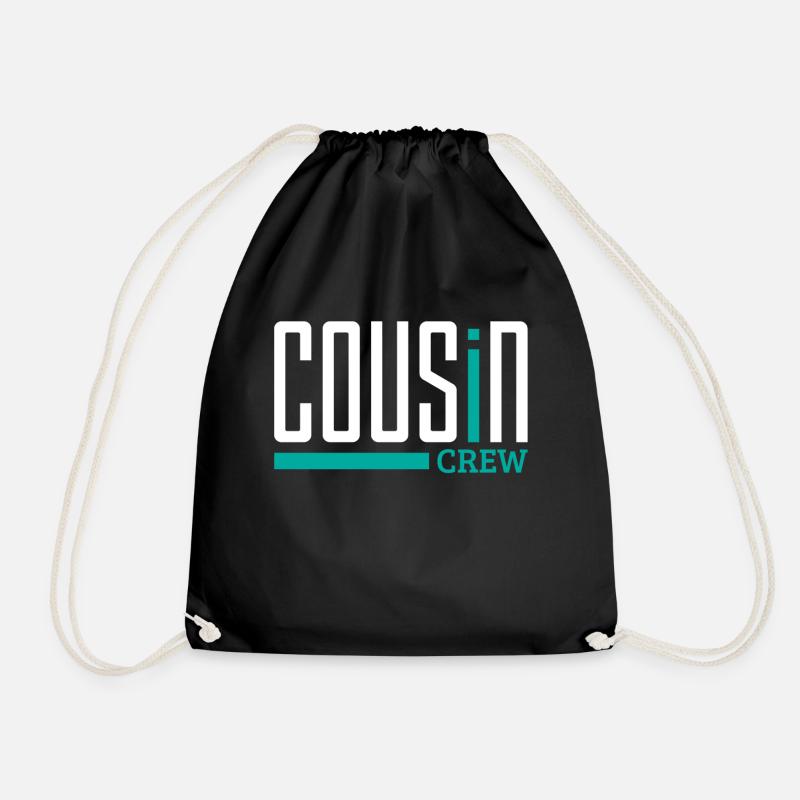 Cousin Cousin Crew - Turnbeutel - Schwarz