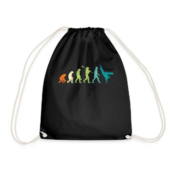 Capoeira - Turnbeutel - Schwarz - Vorne