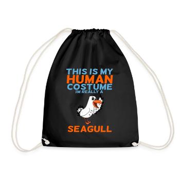 La mouette - Sac de sport léger - noir - Devant