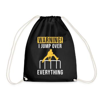 Parkour Sport - Drawstring Bag - black - Front