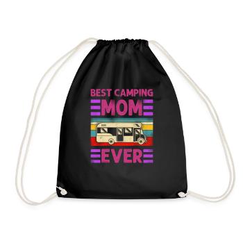 Best Camping Mom Ever Motorhome - Turnbeutel - Schwarz - Vorne