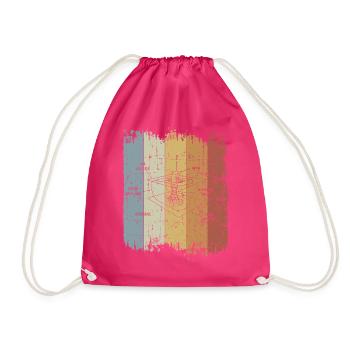 Astrophysicist Retro Time Curvature Quantum Physic - Turnbeutel - Fuchsia - Vorne