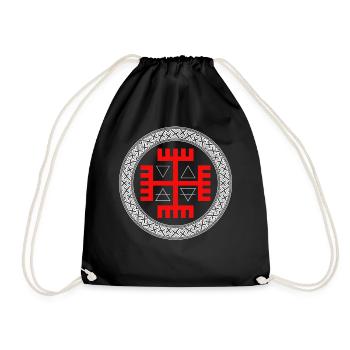 Symbole slave ancien de la conception de la protection - Sac de sport léger - noir - Devant