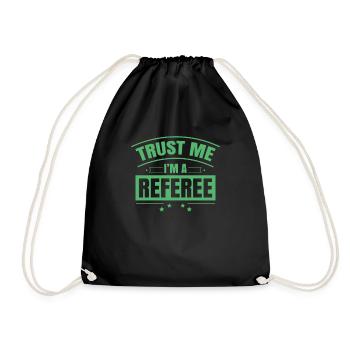 Trust me I am an arbitrator arbitrator - Drawstring Bag - black - Front