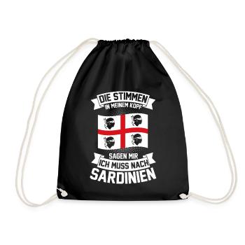 Vacances Sardaigne Italie Sardegna Cadeau - Sac de sport léger - noir - Devant