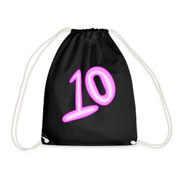 10 - Sac de sport léger - noir - Devant