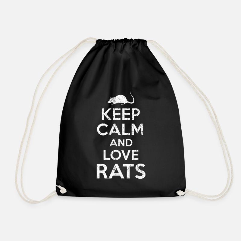 Ratten - Turnbeutel - Schwarz