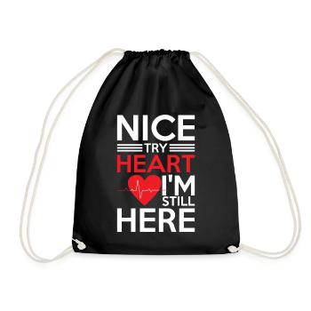 Cadeaux et accessoires pour le rétablissement - Sac de sport léger - noir - Devant