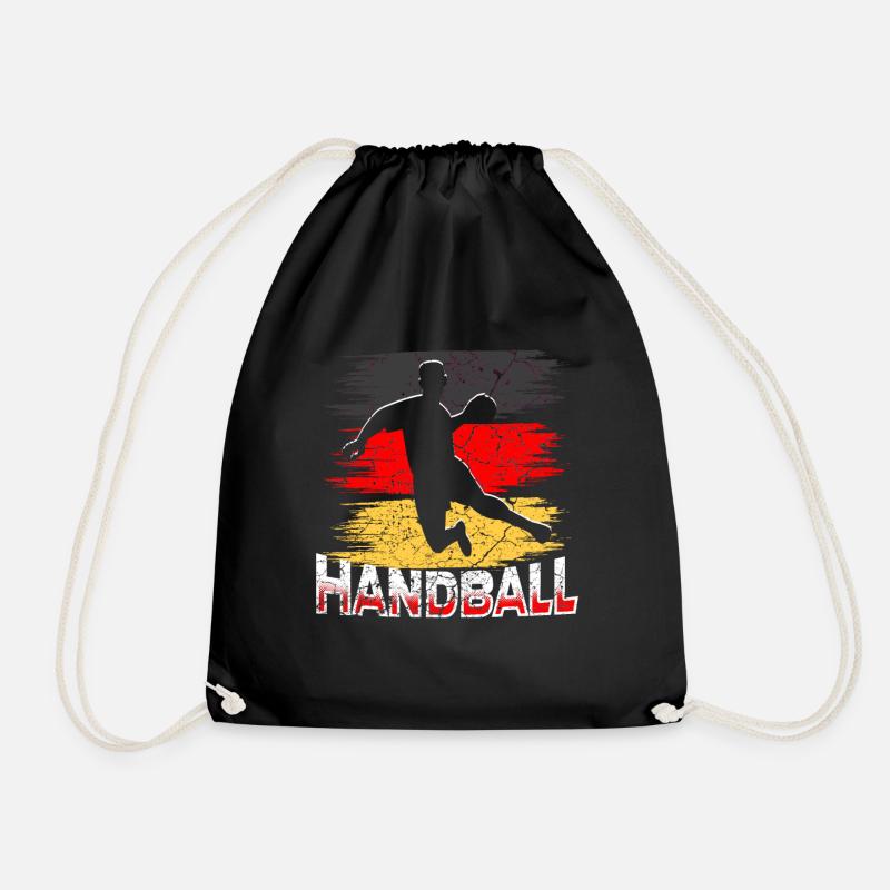 Handball Deutschland - Turnbeutel - Schwarz