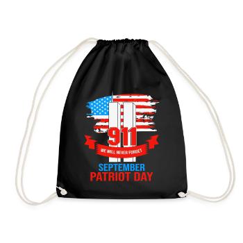 Pattriot Jour 9-11 Commémoration du 20e anniversaire - Sac de sport léger - noir - Devant