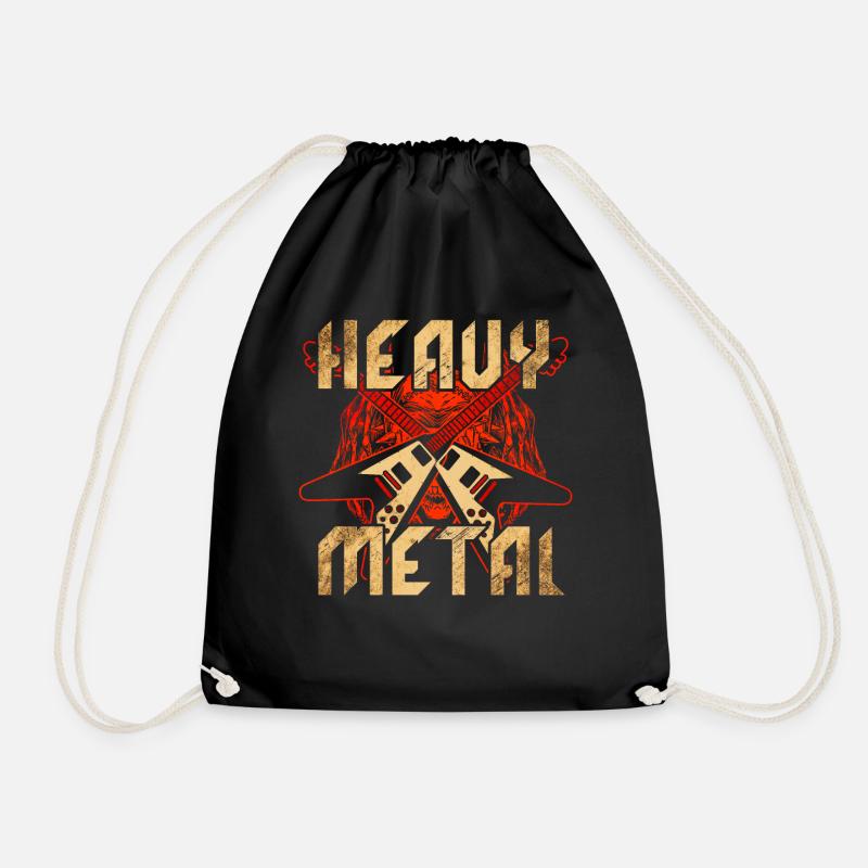 Heavy Metal - Turnbeutel - Schwarz