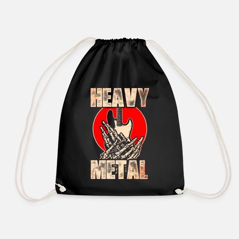 Heavy Metal - Turnbeutel - Schwarz